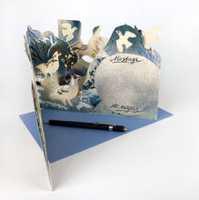 Load image into Gallery viewer, Art Angels | Winter Wildlife Collage Card by Mark Hearld