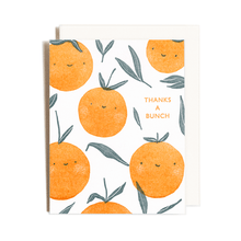 Load image into Gallery viewer, Thank You Oranges | Homework Letterpress Studio