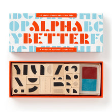 Load image into Gallery viewer, Alpha Better Stamp Set | Brass Monkey