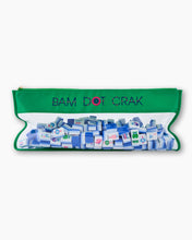 Load image into Gallery viewer, Oh My Mahjong | Kelly Green Bam Dot Crak Bag