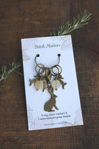 Woodland Stitch Markers | NNK Press