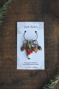 Woodland Stitch Markers | NNK Press