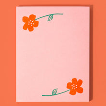 Load image into Gallery viewer, Flower Pair Notepad | Bromstad Printing Co.