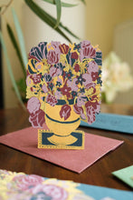 Load image into Gallery viewer, Bloomsbury Ochre Vase Greeting Card | East End Press
