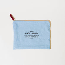 Load image into Gallery viewer, Washed Cotton Zipper Pouch Robin's Egg | Case Study