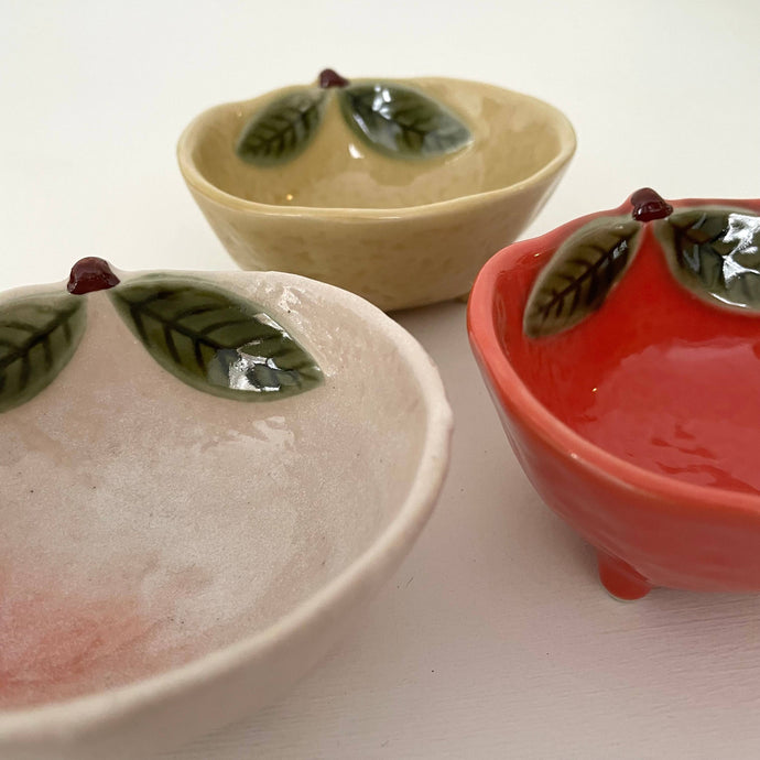 fort & field | Handmade Japanese ceramic mini yuzu fruit bowl dishes