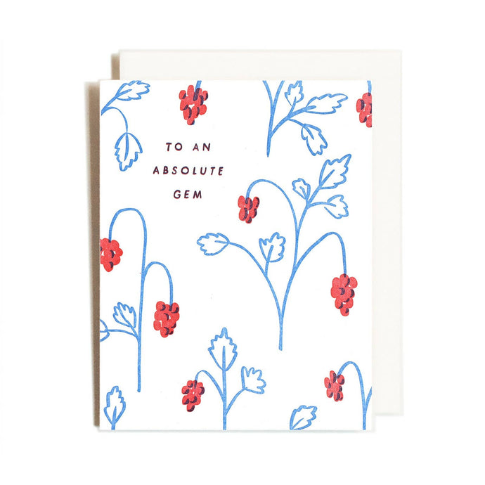 Absolute Gem | Homework Letterpress Studio