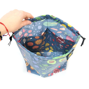 Splash Fabric | Large Cinch Bag