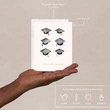 Load image into Gallery viewer, Hats Off Graduation Card | Seedlings