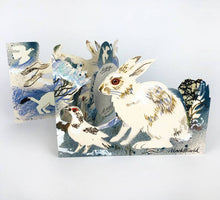 Load image into Gallery viewer, Art Angels | Winter Wildlife Collage Card by Mark Hearld
