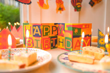 Load image into Gallery viewer, Happy Birthday Concertina Greeting Card | East End Press