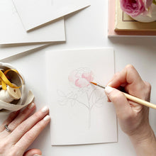 Load image into Gallery viewer, Garden Flowers Paintable Cards | Emily Lex Studio
