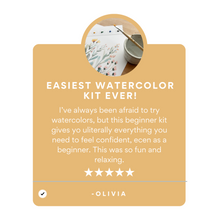 Load image into Gallery viewer, All-In-One Beginner Watercolor Kit - Hummingbird | Breathe People