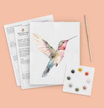 Load image into Gallery viewer, All-In-One Beginner Watercolor Kit - Hummingbird | Breathe People