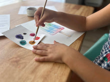 Load image into Gallery viewer, All in One Watercolor Prints/ Postcards : Abstract Flowers | Breathe People