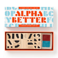 Load image into Gallery viewer, Alpha Better Stamp Set | Brass Monkey