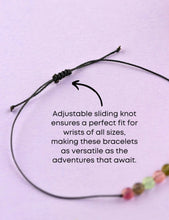 Load image into Gallery viewer, Hummingbird Adjustable Gemstone Bracelet | SoulKu