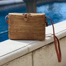 Load image into Gallery viewer, Ata Vine Cross Body Tote Bag with Top | The Winding Road