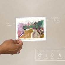 Load image into Gallery viewer, Beside You Sympathy Card | Seedlings