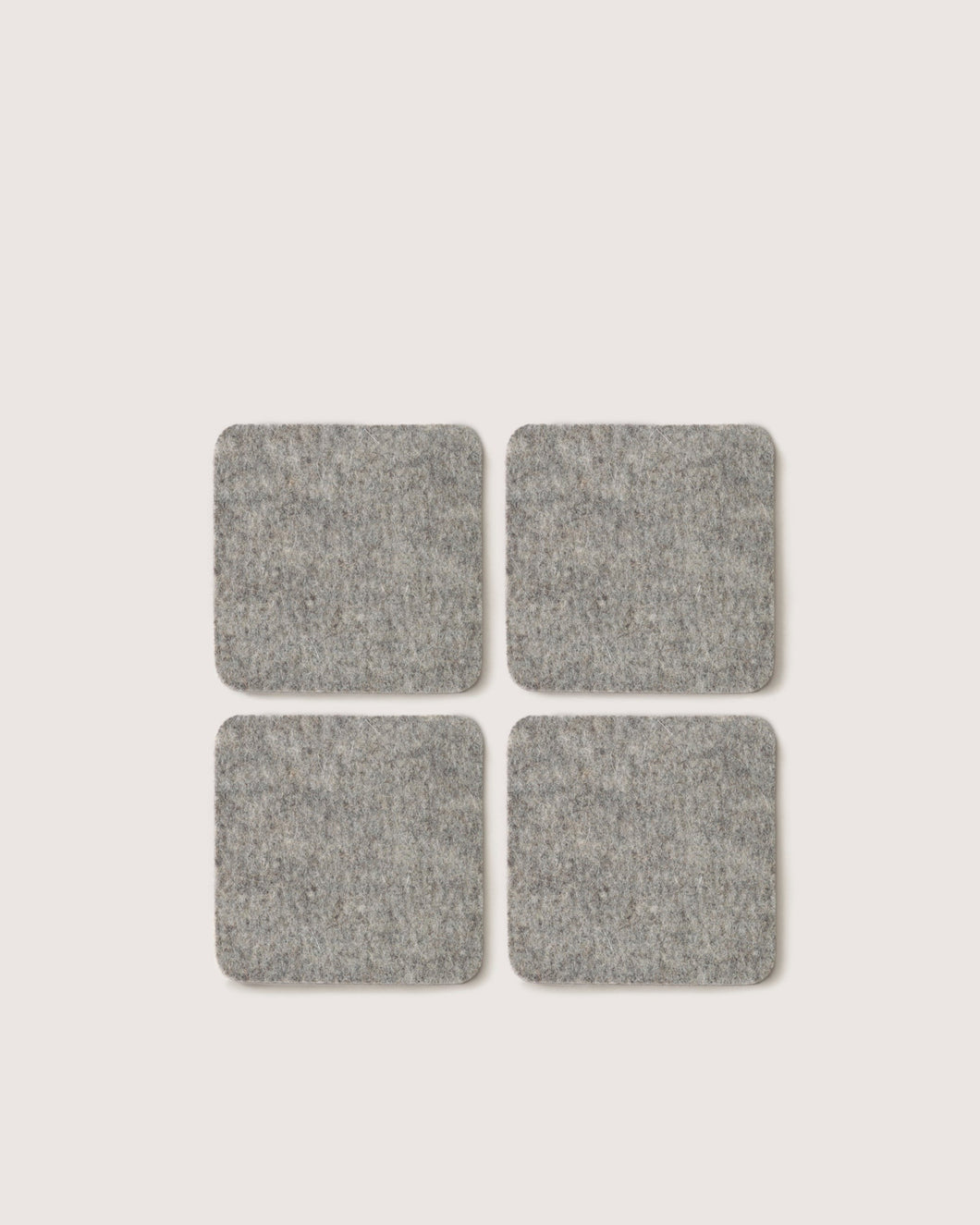 Square Felt Coasters, Pack of 4 | Graf Lantz
