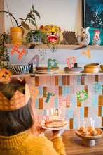 Load image into Gallery viewer, Bright Happy Birthday Sewn Garland | East End Press