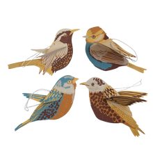Load image into Gallery viewer, British Birds Paper Ornaments | East End Press Ltd.