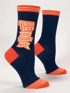 Women's Crew Sock | Blue Q