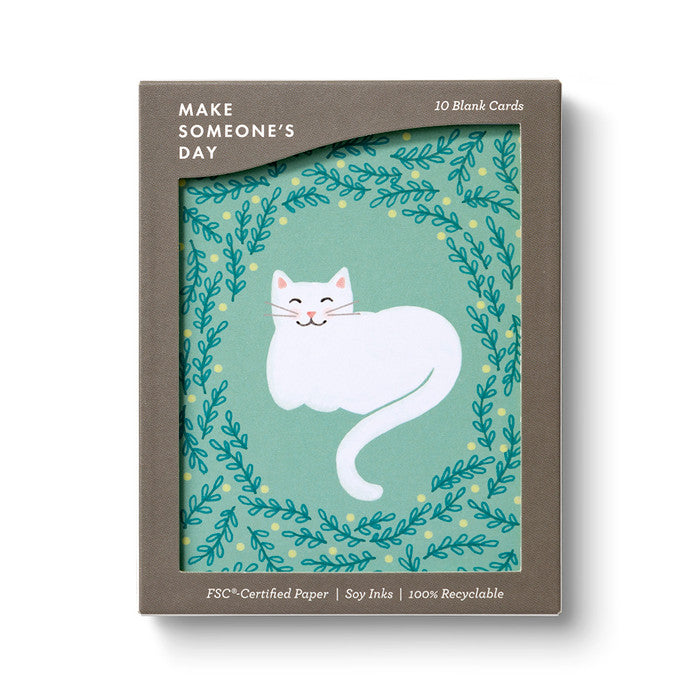 Cuddly Cat Boxed Notecards | Compendium