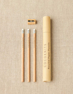 Recycled Paper Pencils with Sharpener | Cocoknits