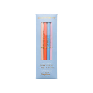 Twisty Slim Metal Pen Set of 4 | Designworks Ink