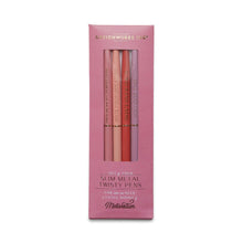 Load image into Gallery viewer, Twisty Slim Metal Pen Set of 4 | Designworks Ink