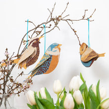Load image into Gallery viewer, British Birds Paper Ornaments | East End Press Ltd.