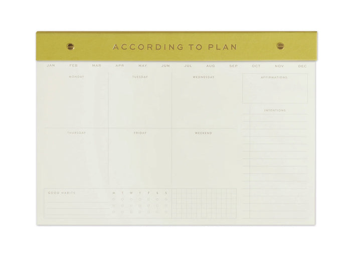 Weekly Post Bound Notepad | Designworks Ink