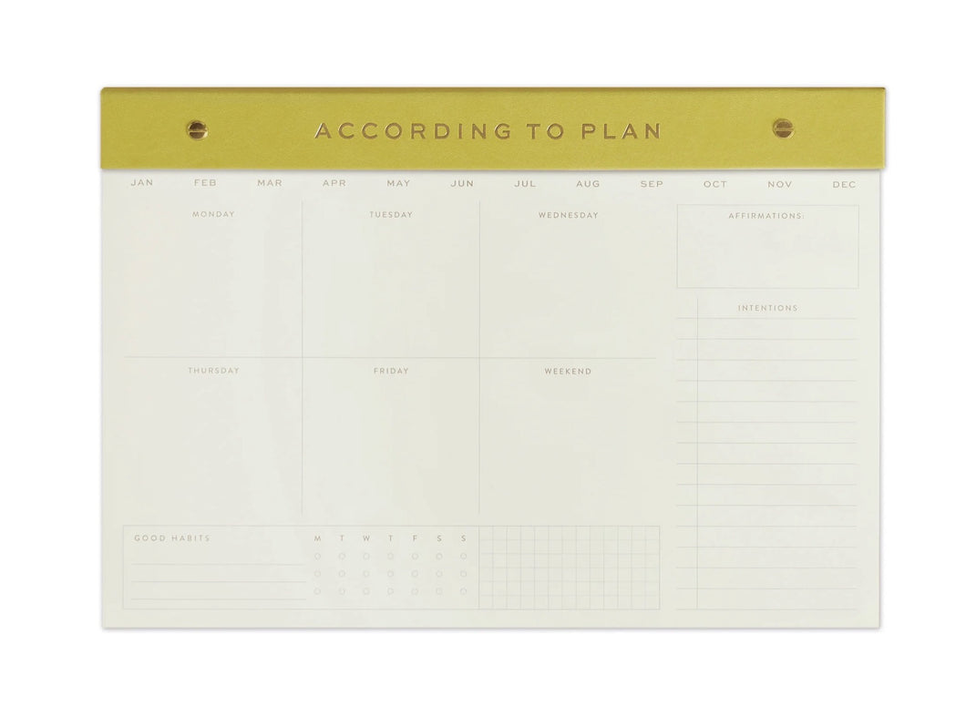 Weekly Post Bound Notepad | Designworks Ink