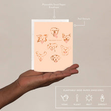 Load image into Gallery viewer, Dog Kisses Birthday Card | Seedlings
