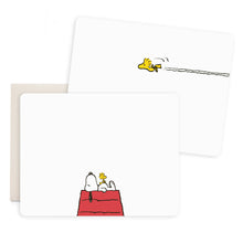 Load image into Gallery viewer, E. Frances x Peanuts® Snoopy Dog House Flat Notes | E. Frances Paper
