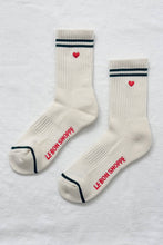 Load image into Gallery viewer, Embroidered Boyfriend Socks | Le Bon Shoppe
