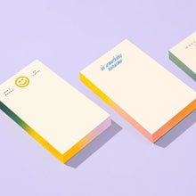 Load image into Gallery viewer, Don't Worry Be Happy Notepad | Moglea