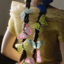 Load image into Gallery viewer, Assorted Feather Butterfly Clip on Decorations | Petra Boase