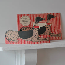 Load image into Gallery viewer, Giant Mantelpiece Menagerie Card: The Dog | Cambridge Imprint