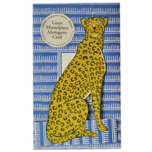 Load image into Gallery viewer, Giant Mantelpiece Menagerie Card: The Cheetah | Cambridge Imprint