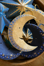 Load image into Gallery viewer, Golden Man on the Moon Board Ornament | East End Press