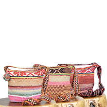 Load image into Gallery viewer, Handwoven Crossbody with Zipper | The Winding Road