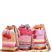 Load image into Gallery viewer, Handwoven Sling Bag Backpack | The Winding Road