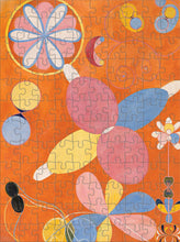 Load image into Gallery viewer, Hilma af Klint 120-Piece Double-Sided Jigsaw Puzzle Set | Pomegranate