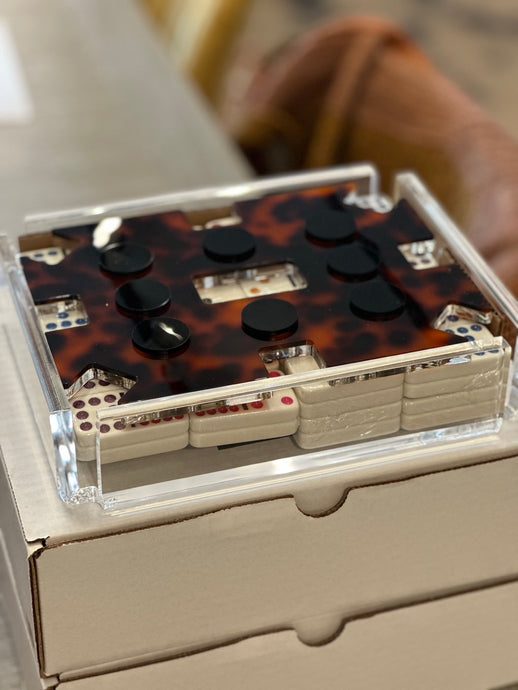 El Tren Mexican Train Dominoes Set | Luxe Dominoes