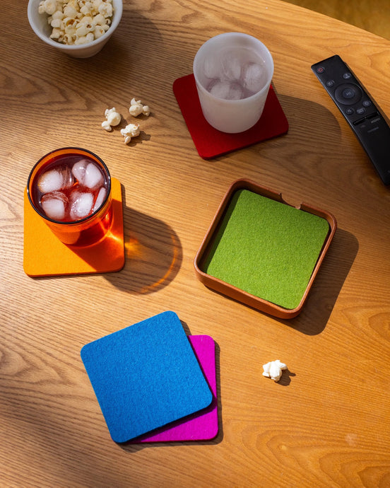 Wool Felt Coasters, Pack of 6 | Graf Lantz