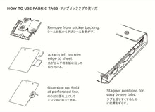 Load image into Gallery viewer, Fabric Tabs | Postal Co
