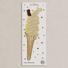 Load image into Gallery viewer, Ice Cream Embroidered Fabric Bookmark | Petra Boase