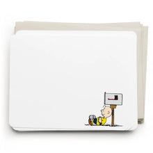 Load image into Gallery viewer, E. Frances x Peanuts® Charlie Brown Mailbox Flat Notes | E. Frances Paper